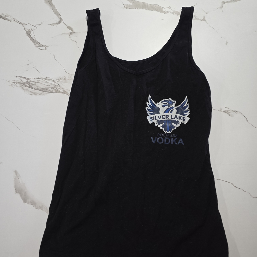 Black Tank Top Silverlake Vodka